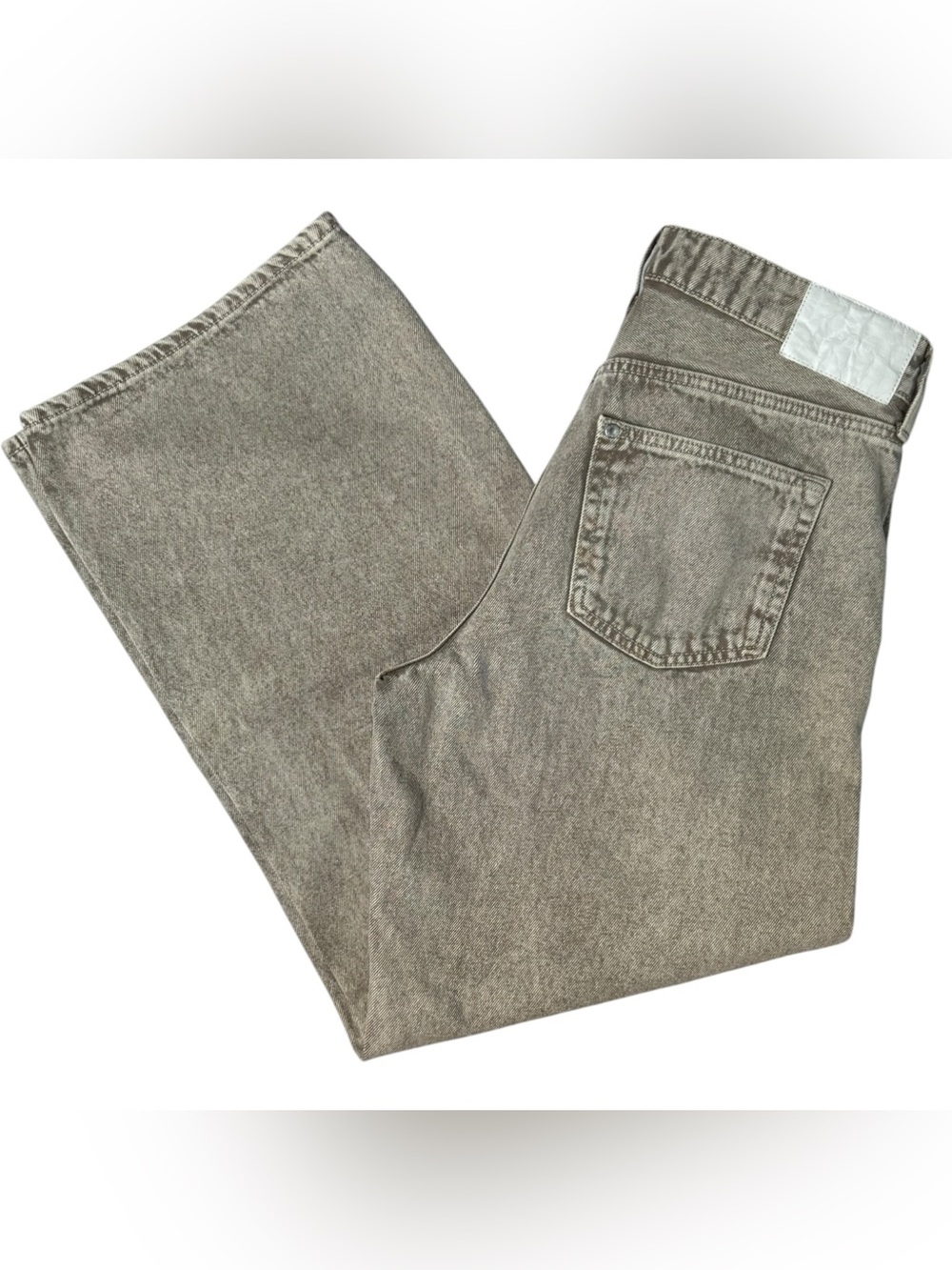 H&M &Denim Baggy Wide Low Rise Jeans US 6
